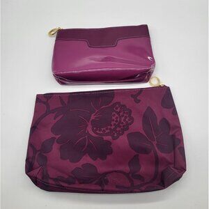 Estee Lauder Makeup/Cosmetic/Travel Pouches Purple x2